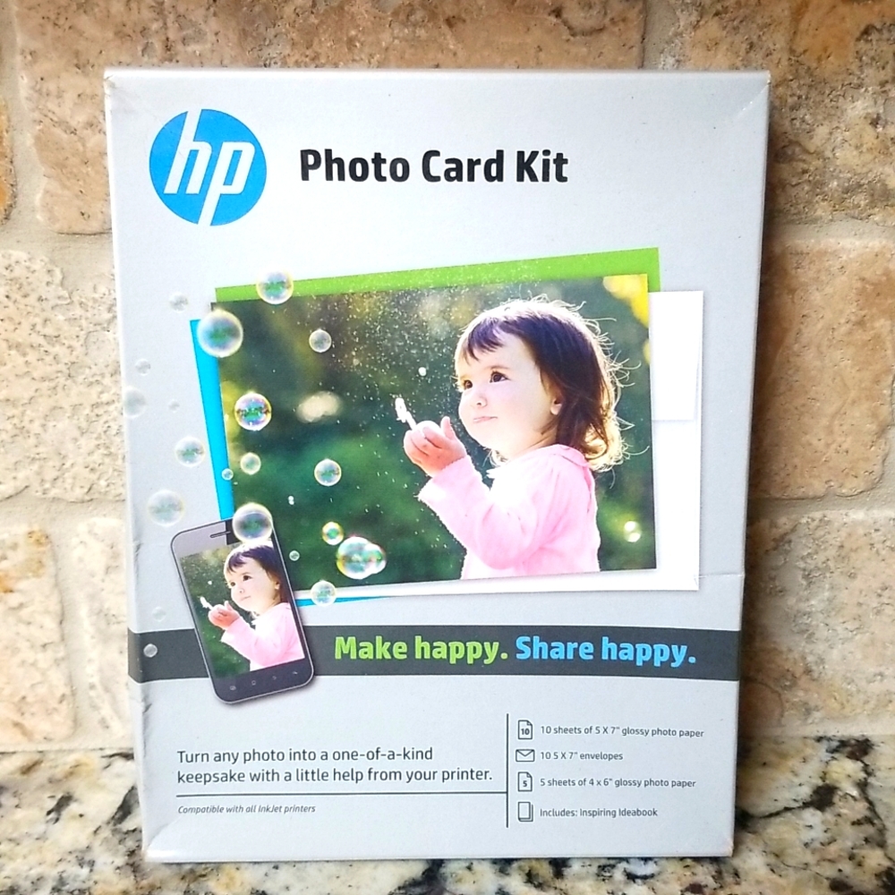 ⭐NIB⭐ HP Photo Card Kit